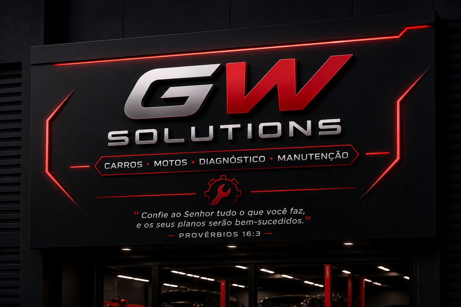 Fachada e identidade da GW Solutions